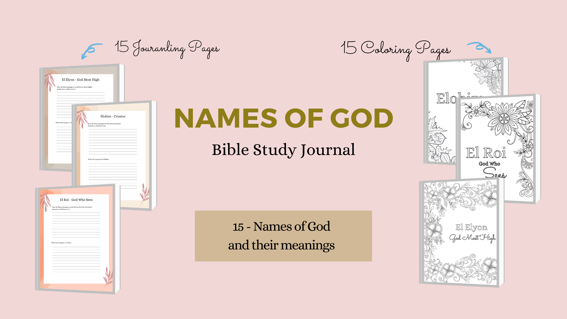 Names of god bible study journal
