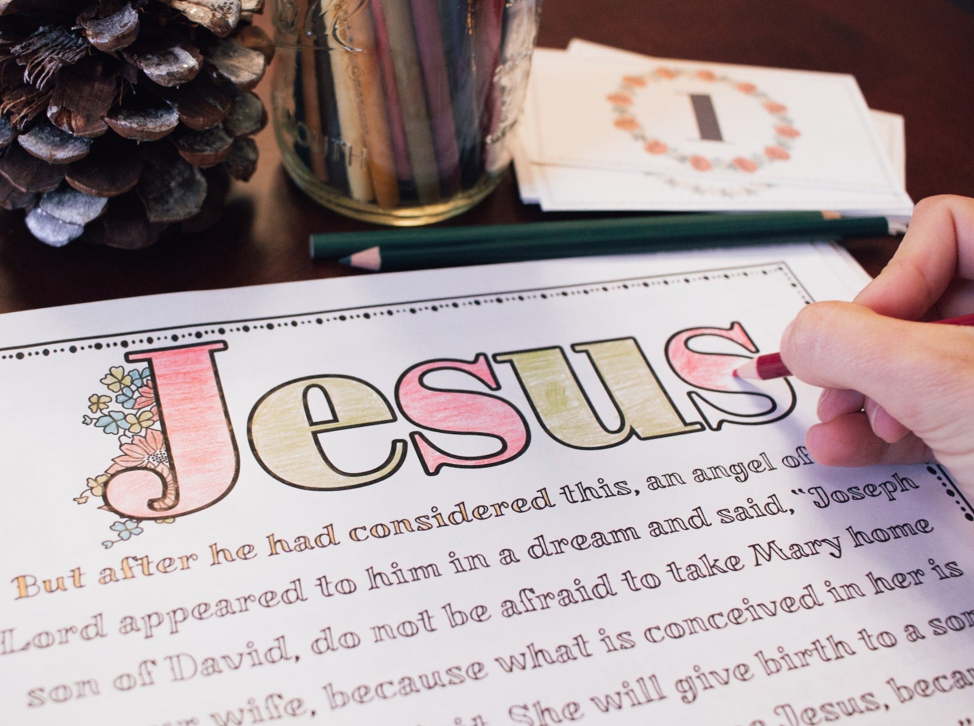 Names of jesus advent coloring pages â little great design co