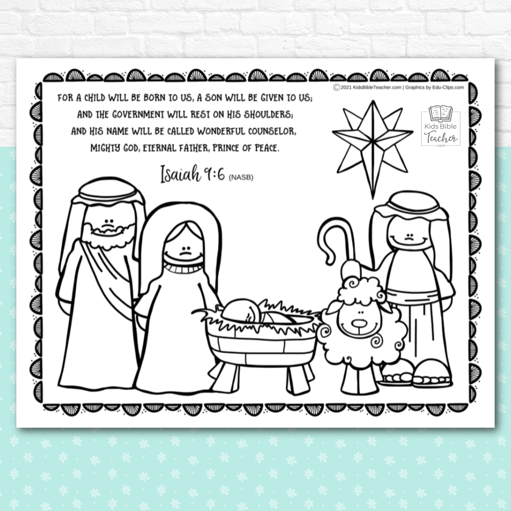 Christmas picture pages for kids