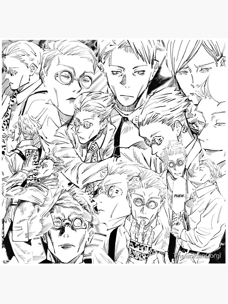 Nanami kento manga panels art board print for sale by thegoldencorgi