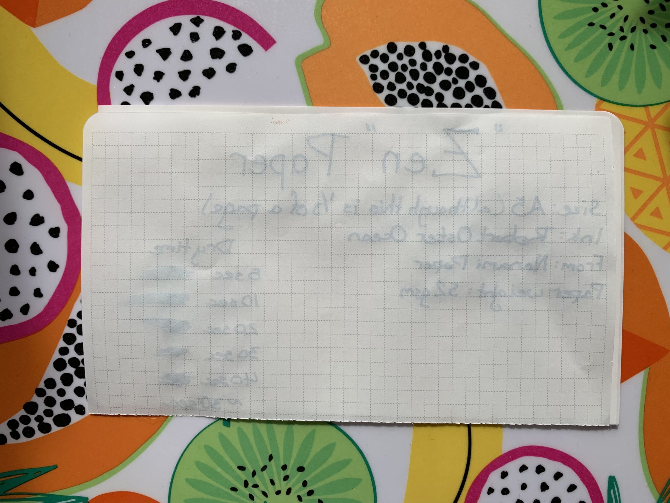 Paper review nanami zen paper