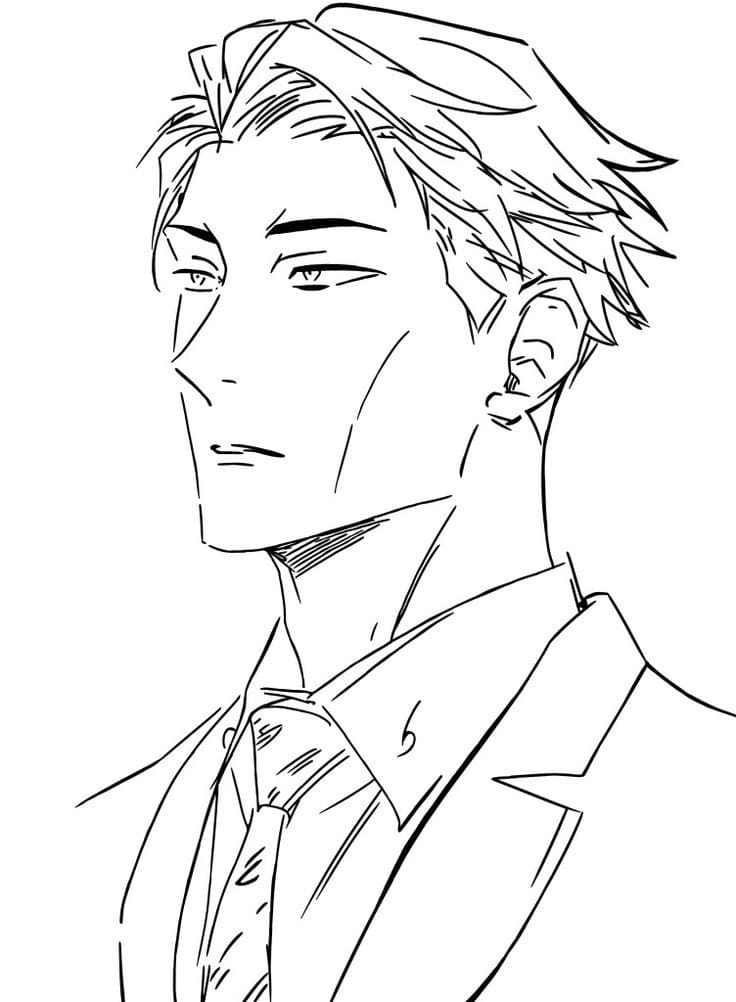 Kento nanami is cool coloring page