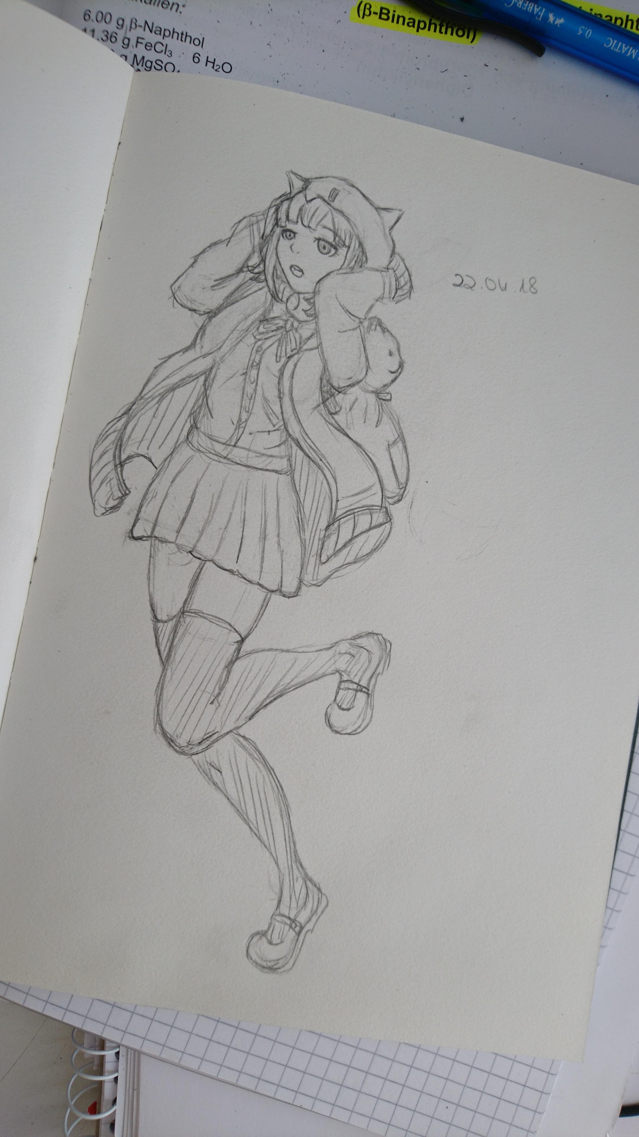 Danganronpa drawing challenge day