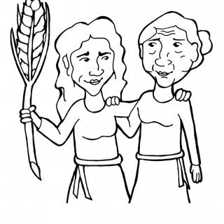 Ruth and naomi creating home tapestry of faith