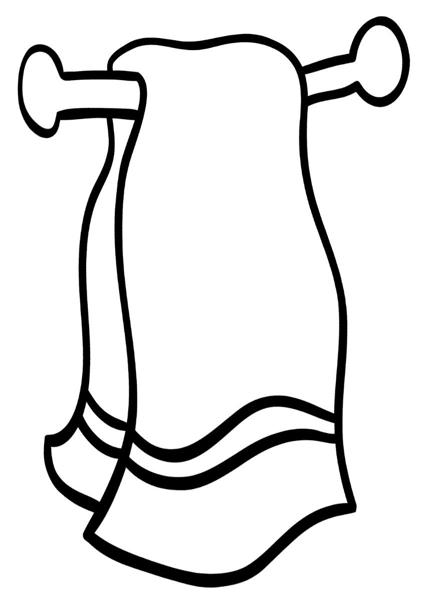 Towel coloring pages coloring pages to download and print