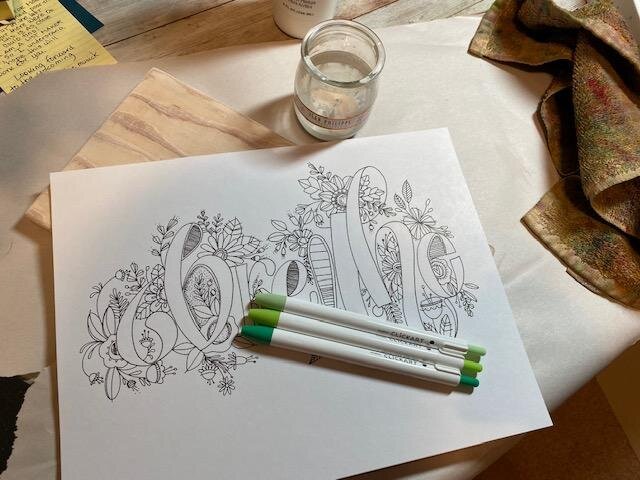 Breathe coloring page â lindsay ostrom