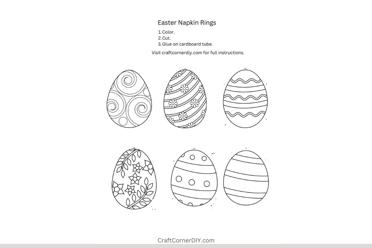 Easy easter napkin rings