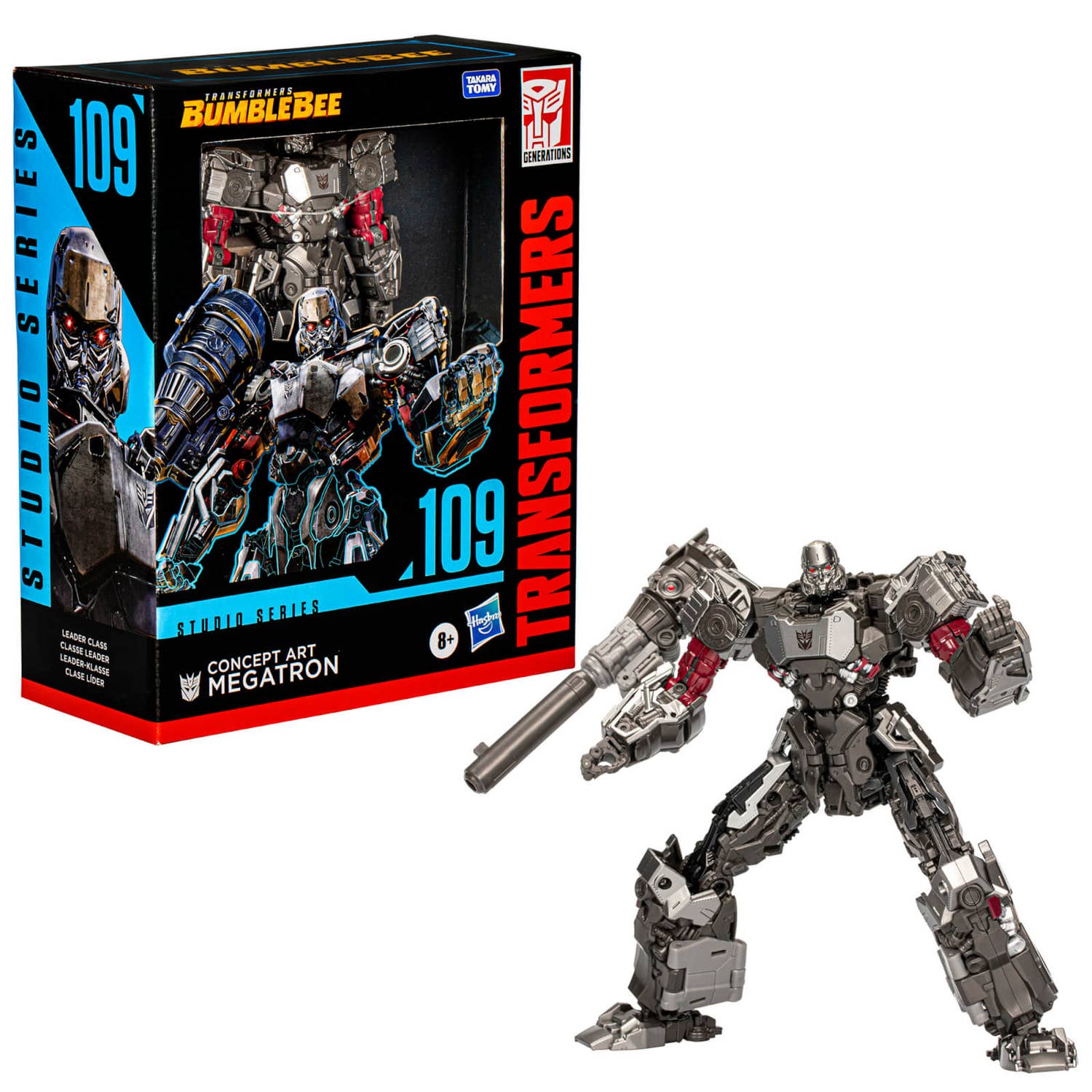 Hasbro transformers studio series leader transformers bumblebee concept art megatron â action figure merchandise