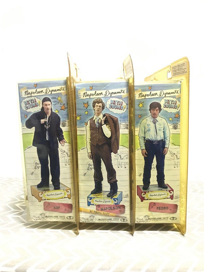 Mcfarlane napoleon dynamite lot pedro and kip set of figure hobbies toys toys games on