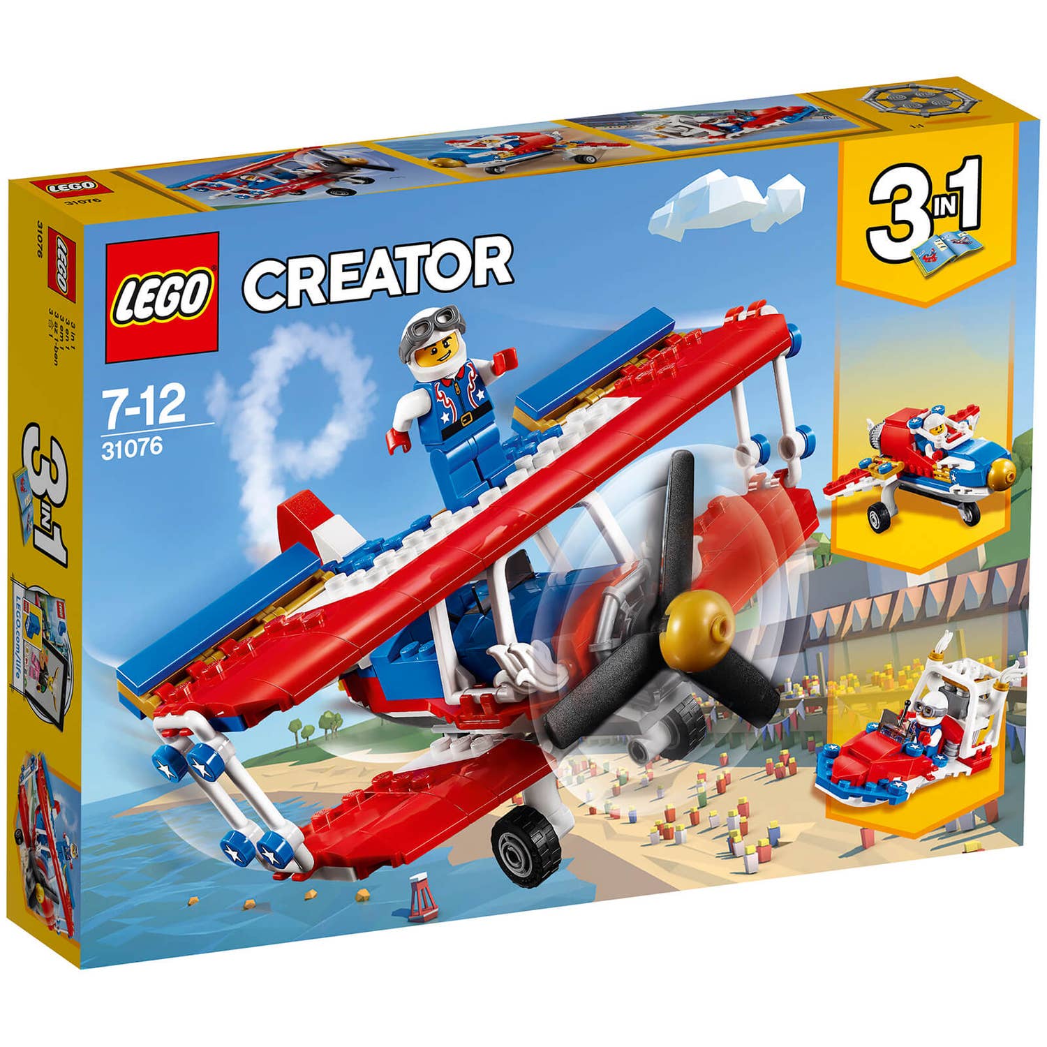 Lego creator daredevil stunt plane toys