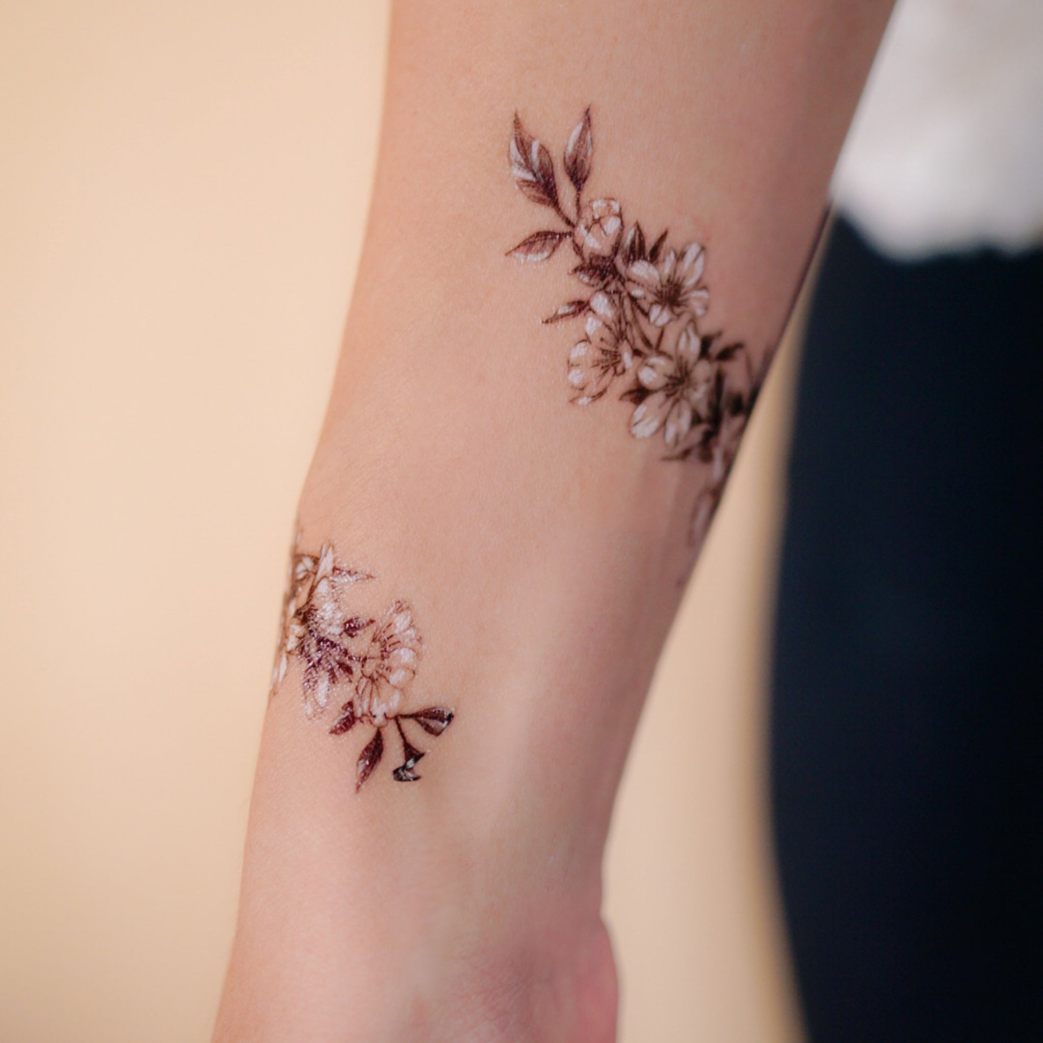 Narcissus flower wrap around wrist tattoo symbolize beauty hope youth â lazy duo tattoo
