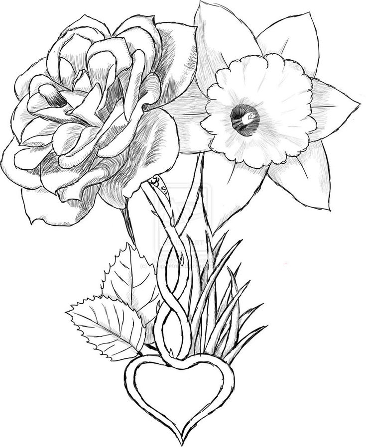 Birth flower for december narcissus tattoo