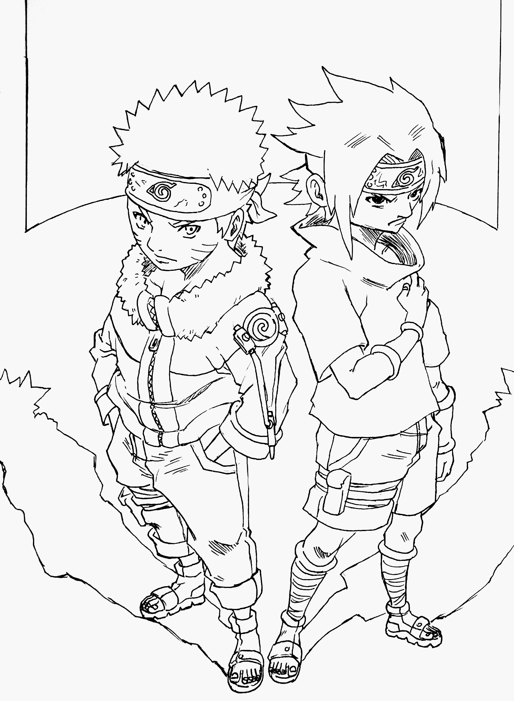 Naruto and sasuke