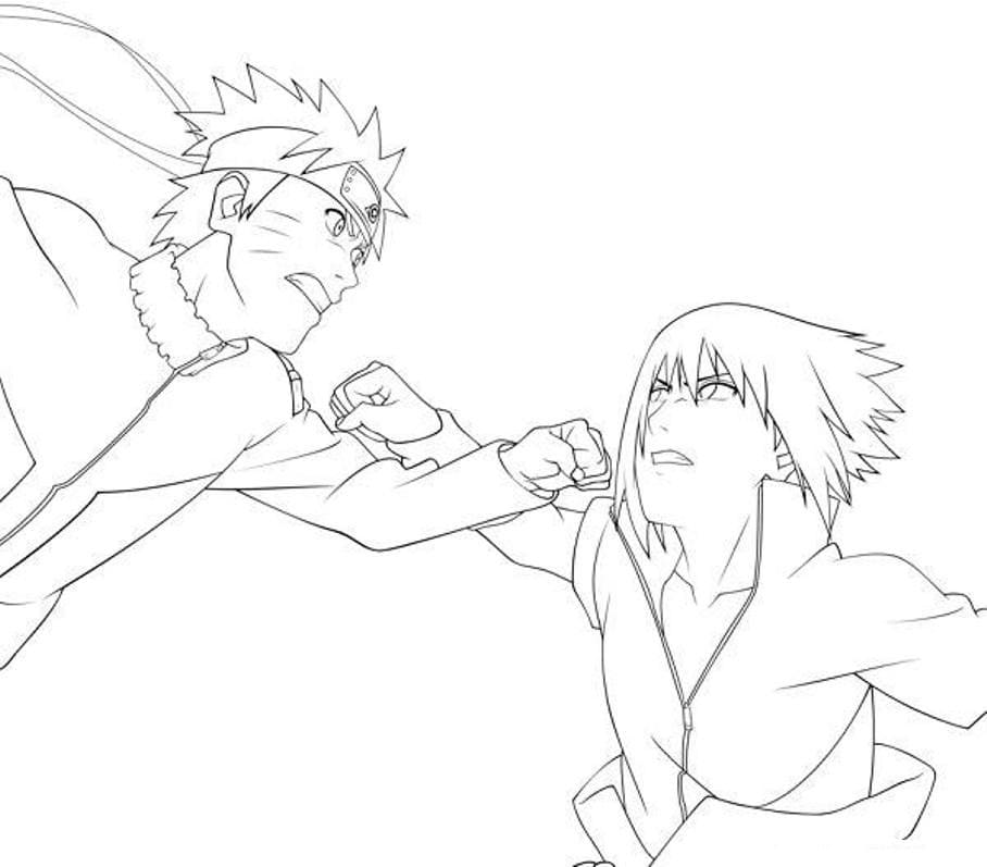 Sasuke coloring pages