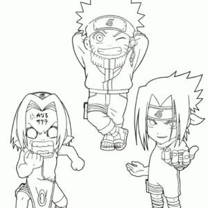 Naruto and sasuke coloring pages printable for free download