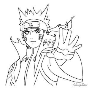 Naruto and sasuke coloring pages printable for free download