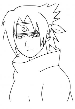 Free printable sasuke coloring pages for adults and kids