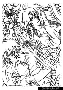 Naruto coloring pages