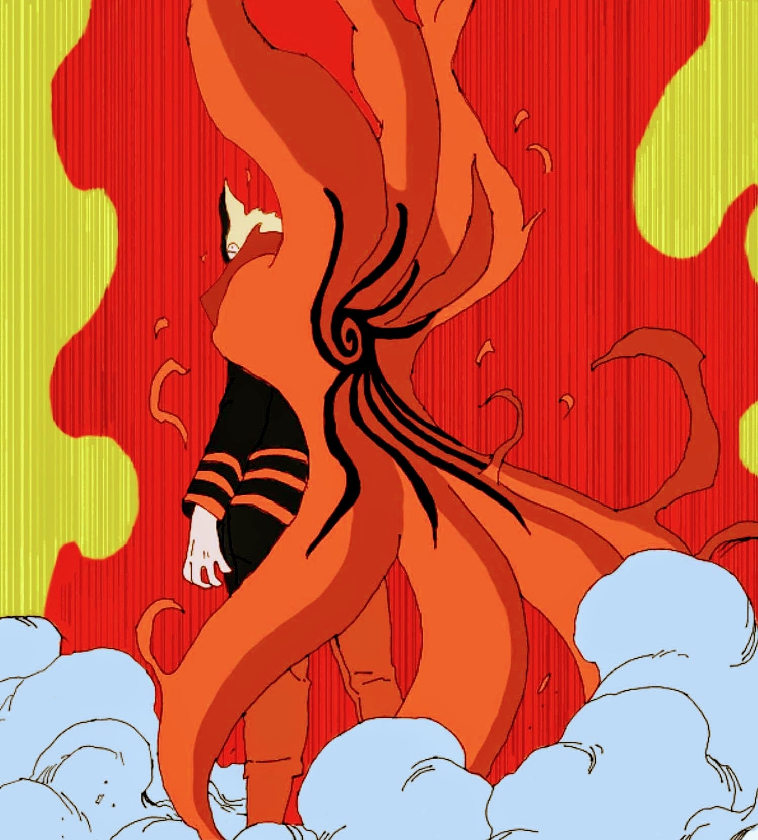 Baryon mode naruto coloring by me rmanga