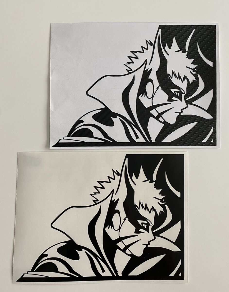 Anime naruto uzumaki baryon mode shipudden delvinyl sticker