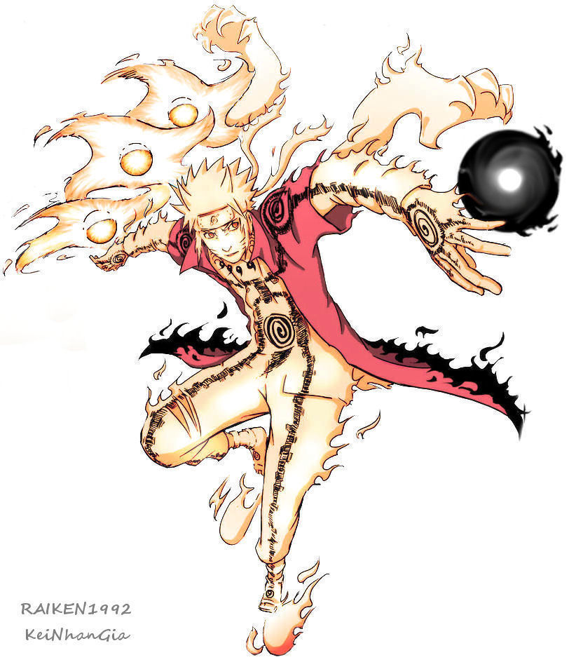 Naruto chakra mode by raiken on