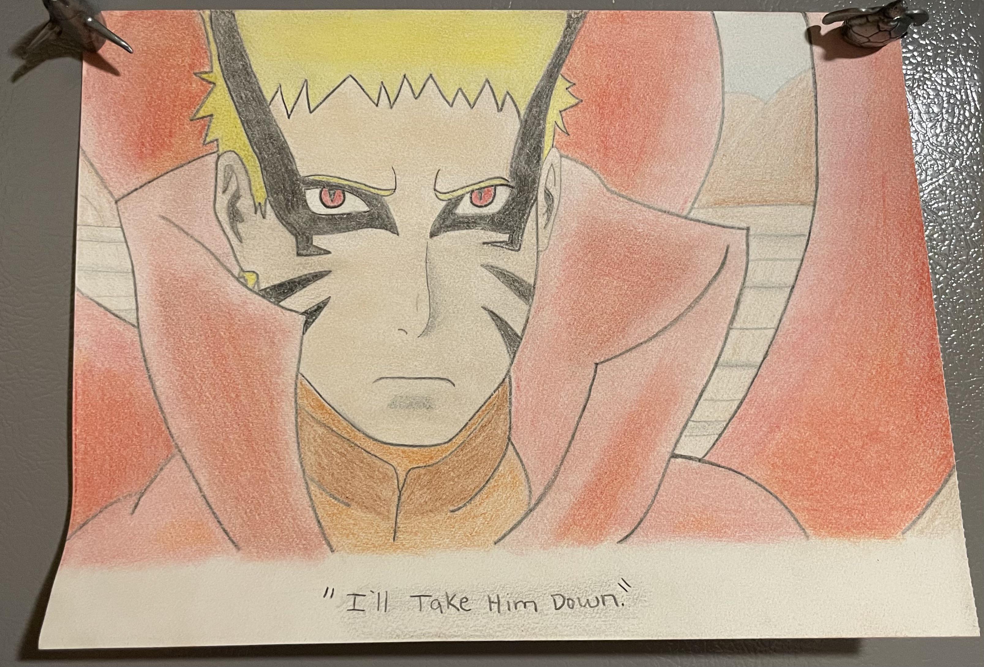 Baryon mode naruto drawing rnaruto