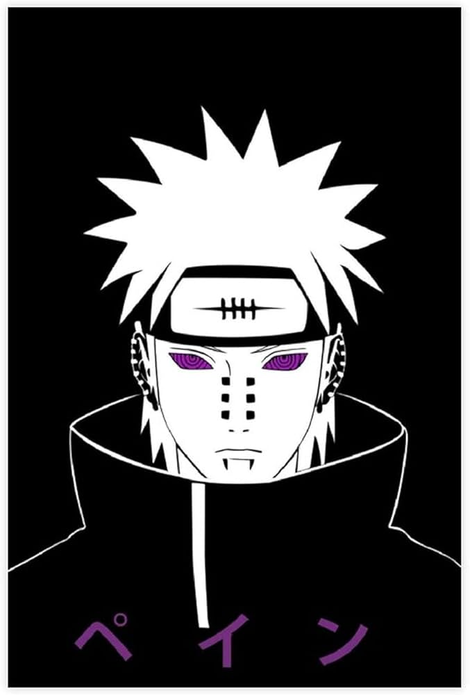 Naruto shippun nagato pain japanese anime wall picture poster canvas poster office room cor gift unframed style xcm home kitchen