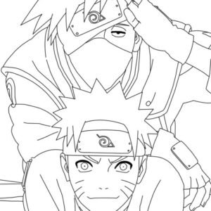 Kakashi coloring pages printable for free download