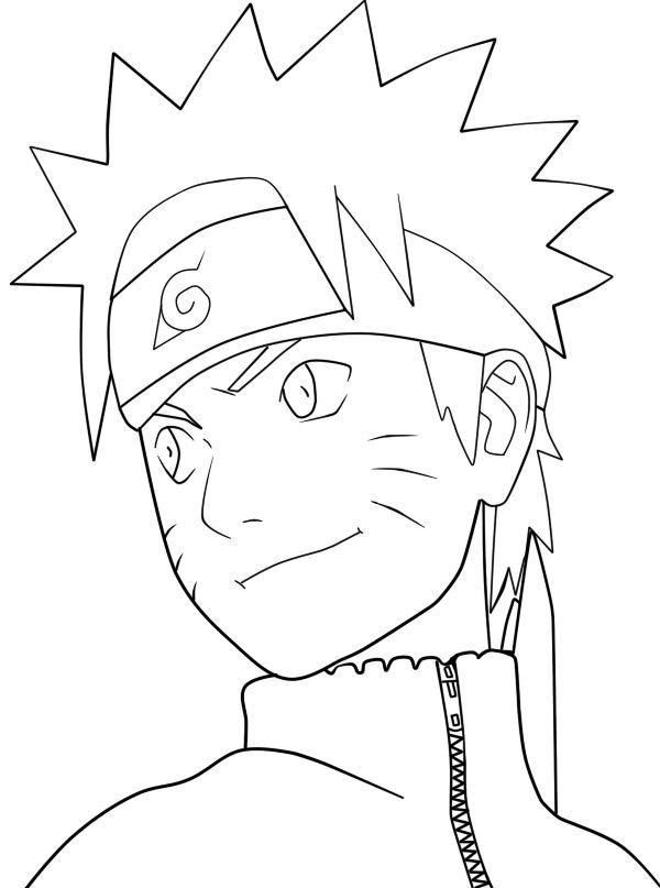 Cute coloring page naruto drawings easy naruto sketch drawing cute coloring pages
