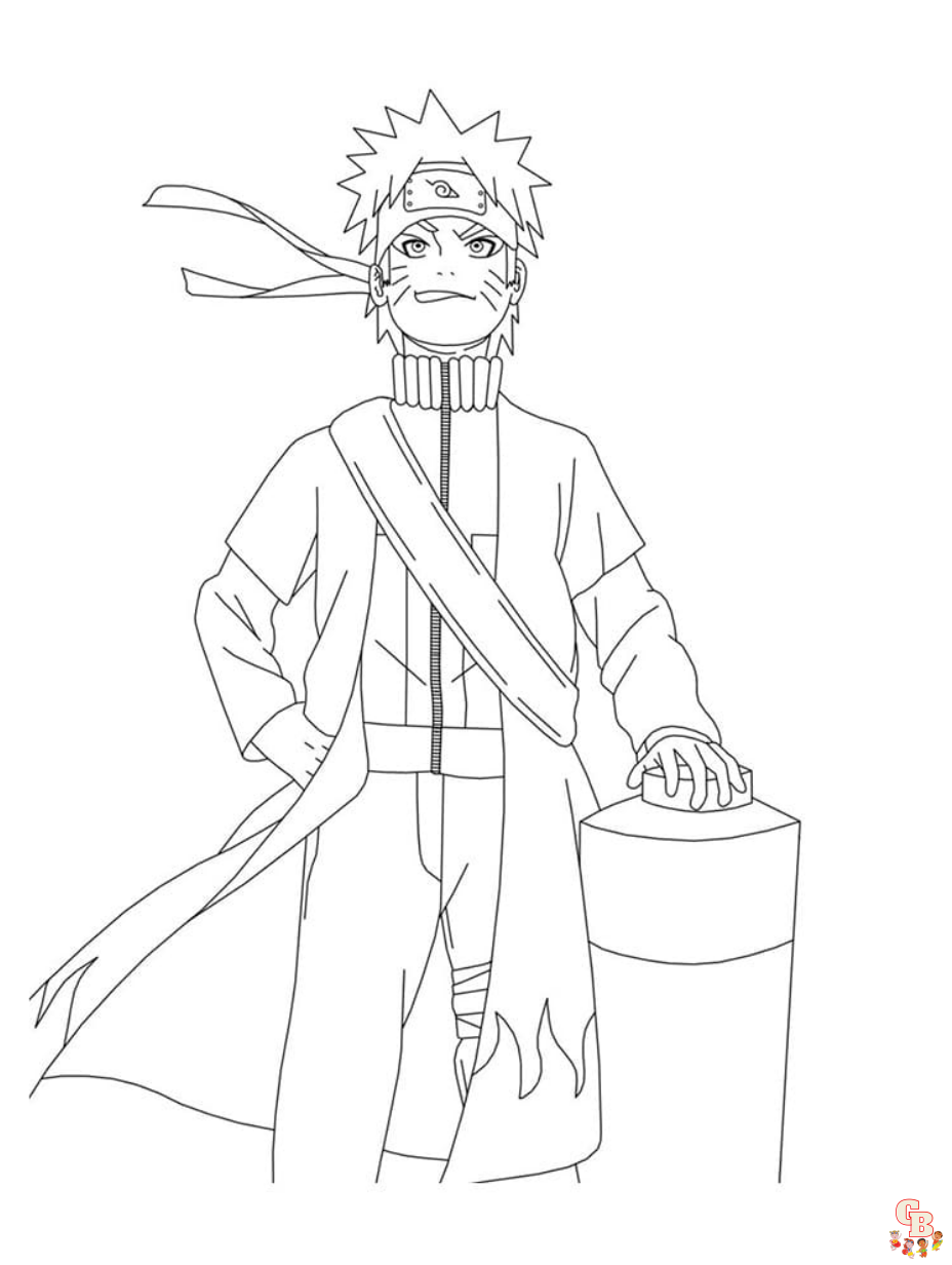 Free naruto coloring pages for kids and adults
