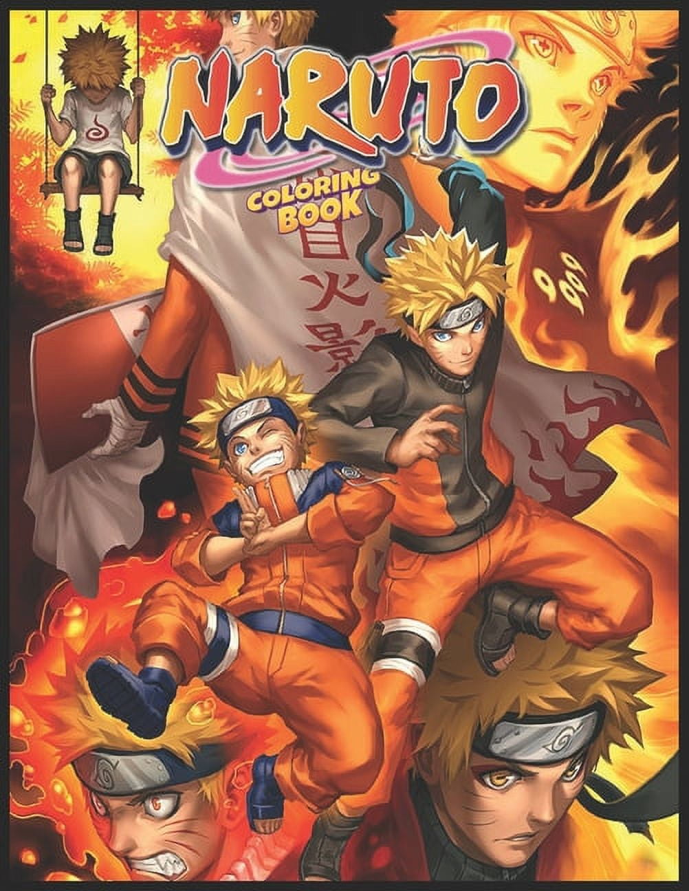 Naruto coloring book favorite ninja for adult naruto shippuden