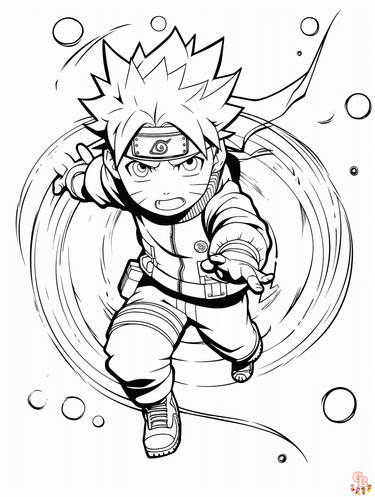Engaging naruto coloring pages for creative fun by gbcoloring on
