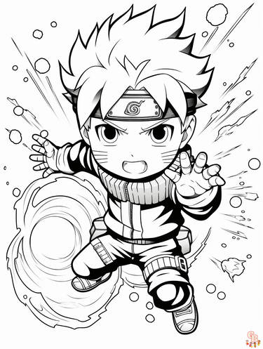 Engaging naruto coloring pages for creative fun by gbcoloring on