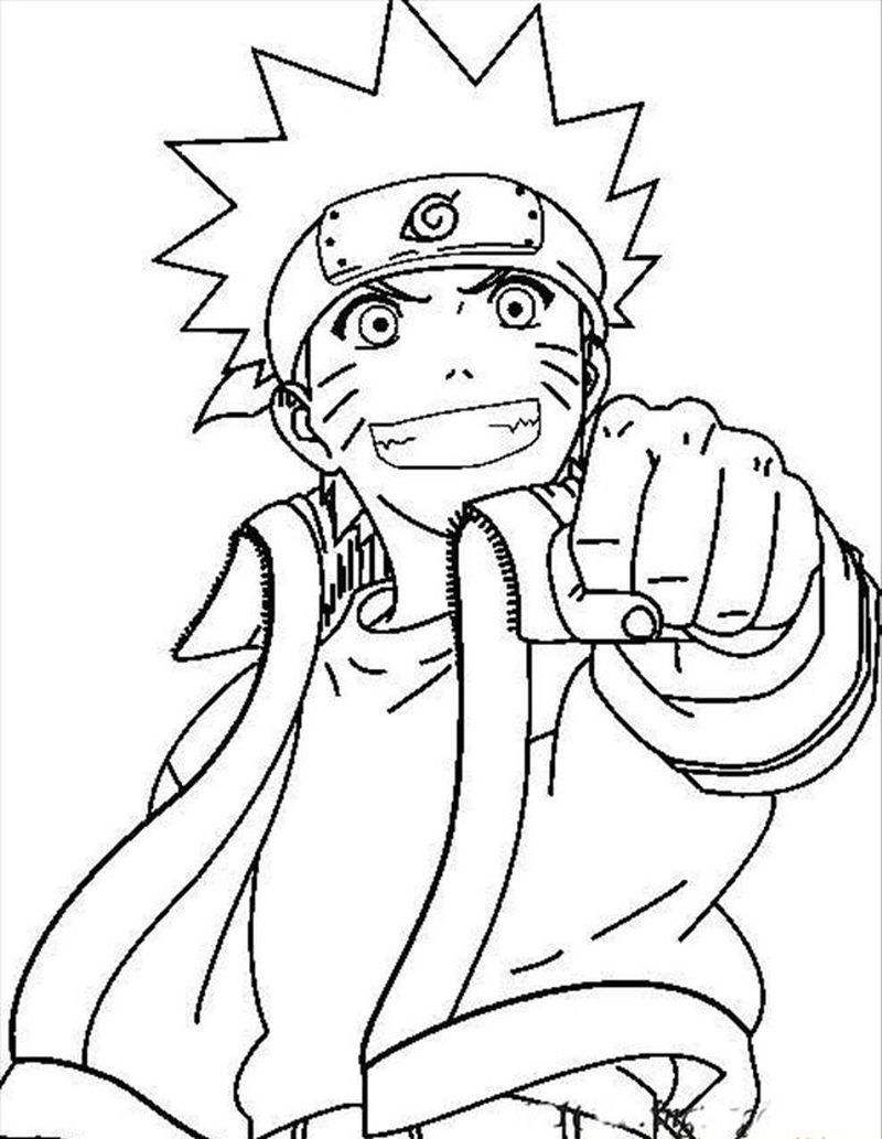 Have fun with these naruto coloring pages pdf ideas