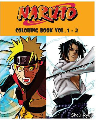 Naruto coloring book series vol adult coloring book od kä