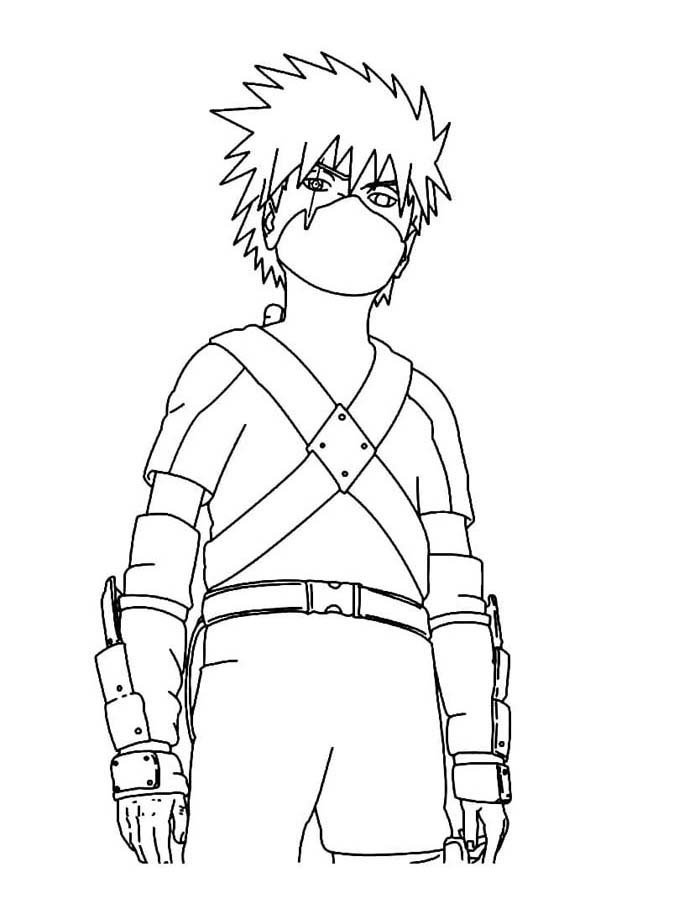 Kakashi coloring pages free personalizable coloring pages