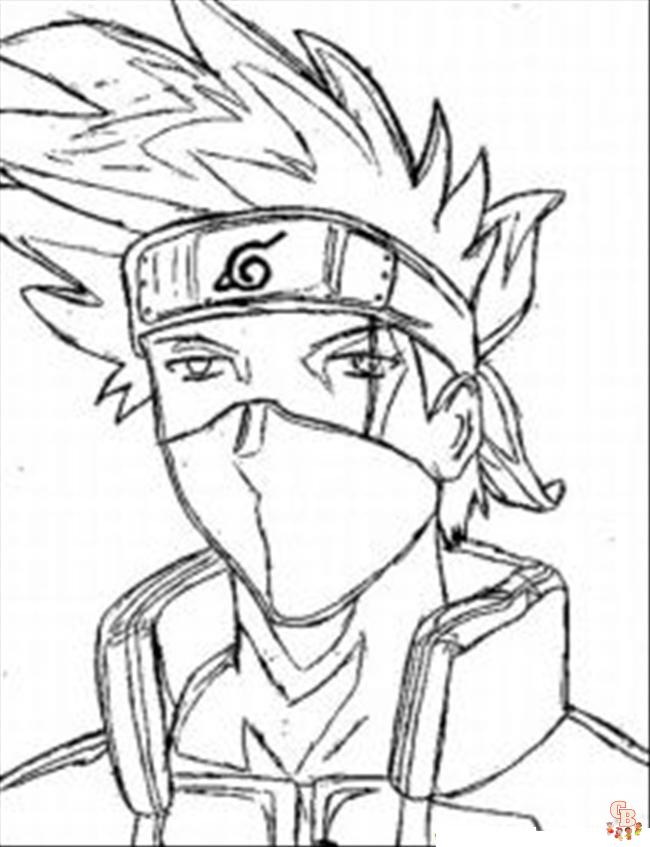 Free naruto coloring pages for kids and adults