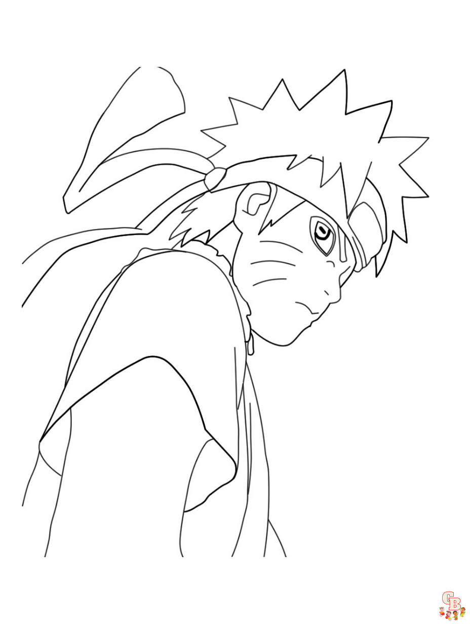Free naruto coloring pages for kids and adults