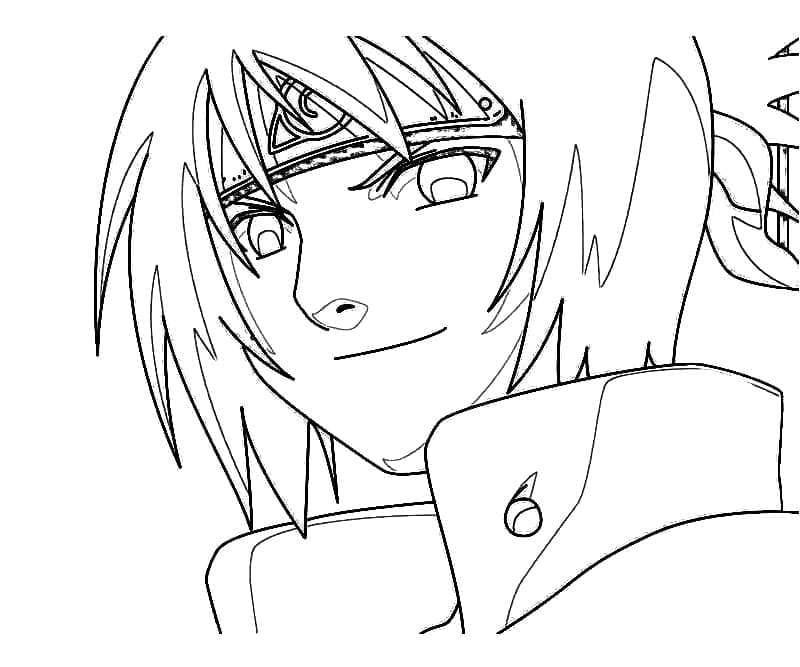 Free drawing of anko mitarashi coloring page