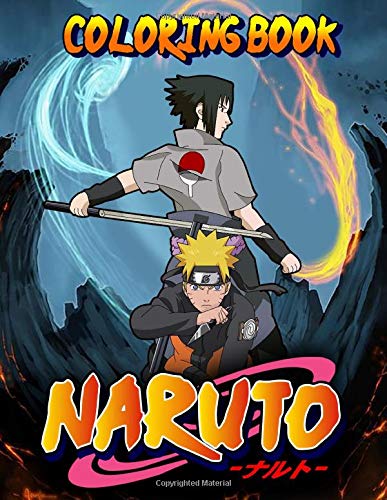 Buy naruto coloring book naruto anime and manga with over coloring pages for teens and adults online at u