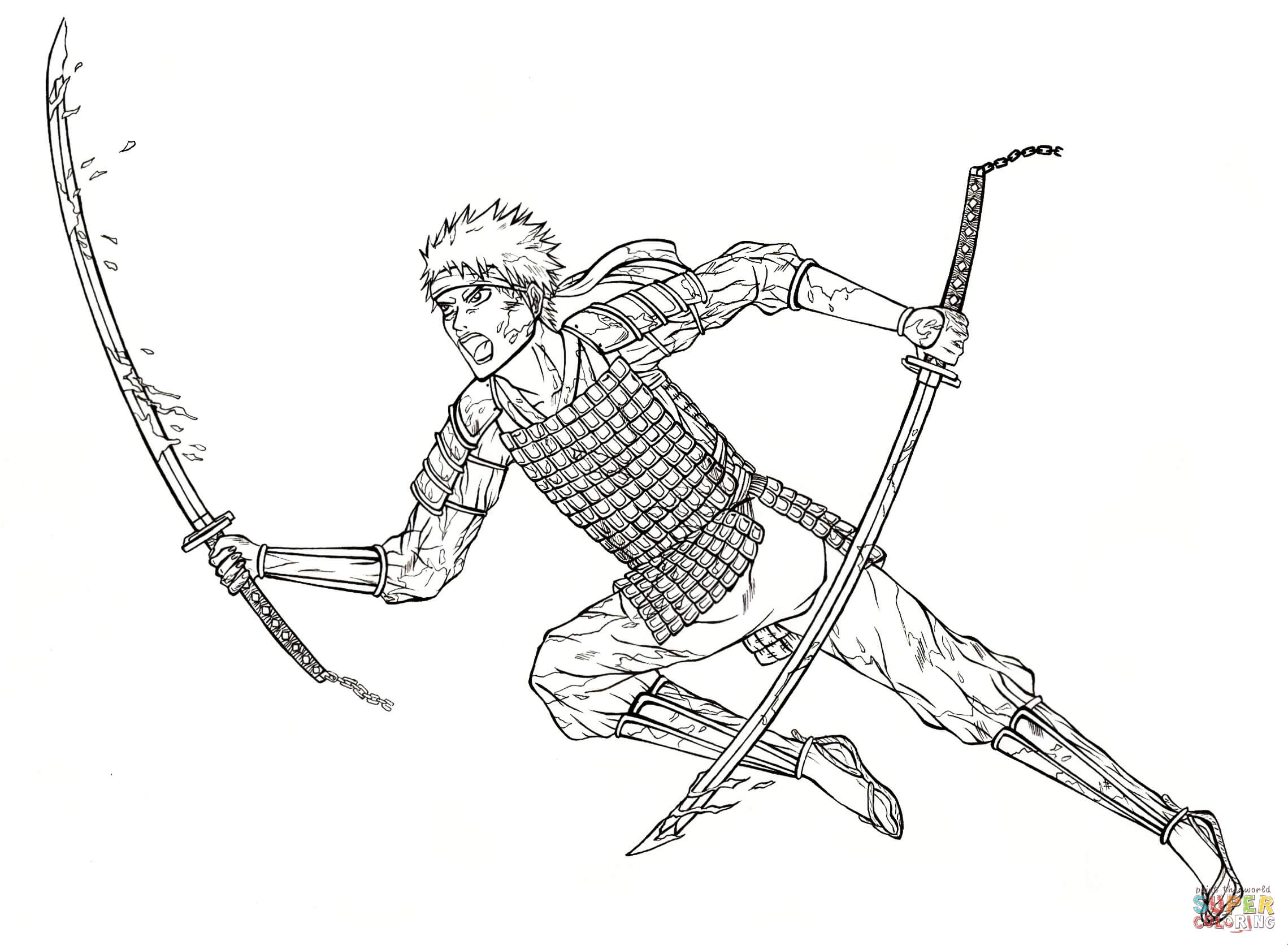 Naruto from manga gintama coloring page free printable coloring pages