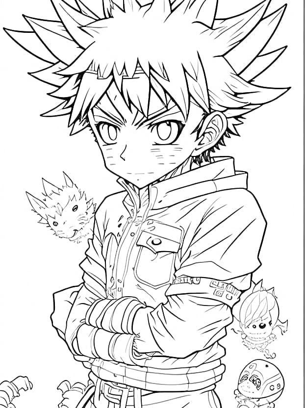 Naruto uzumaki coloring pages printable free