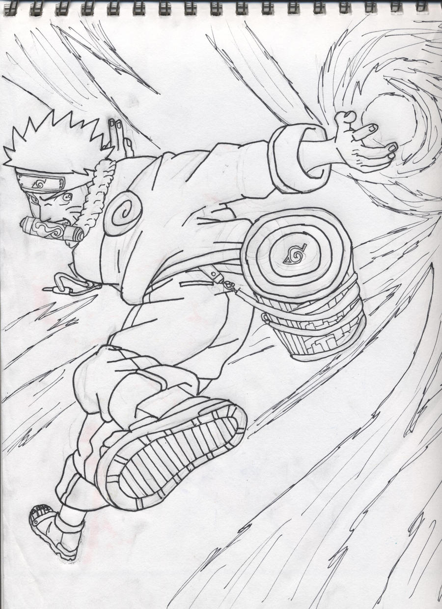 Naruto rasengan by narutolover on