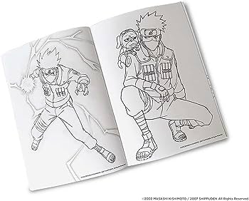 Naruto shippuden the official coloring book viz media books