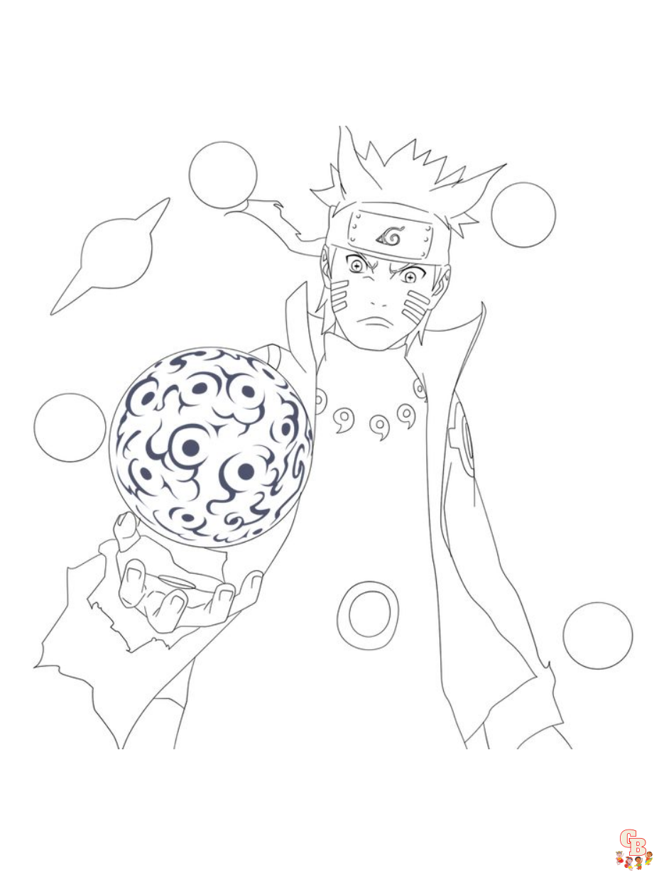 Free naruto coloring pages for kids and adults