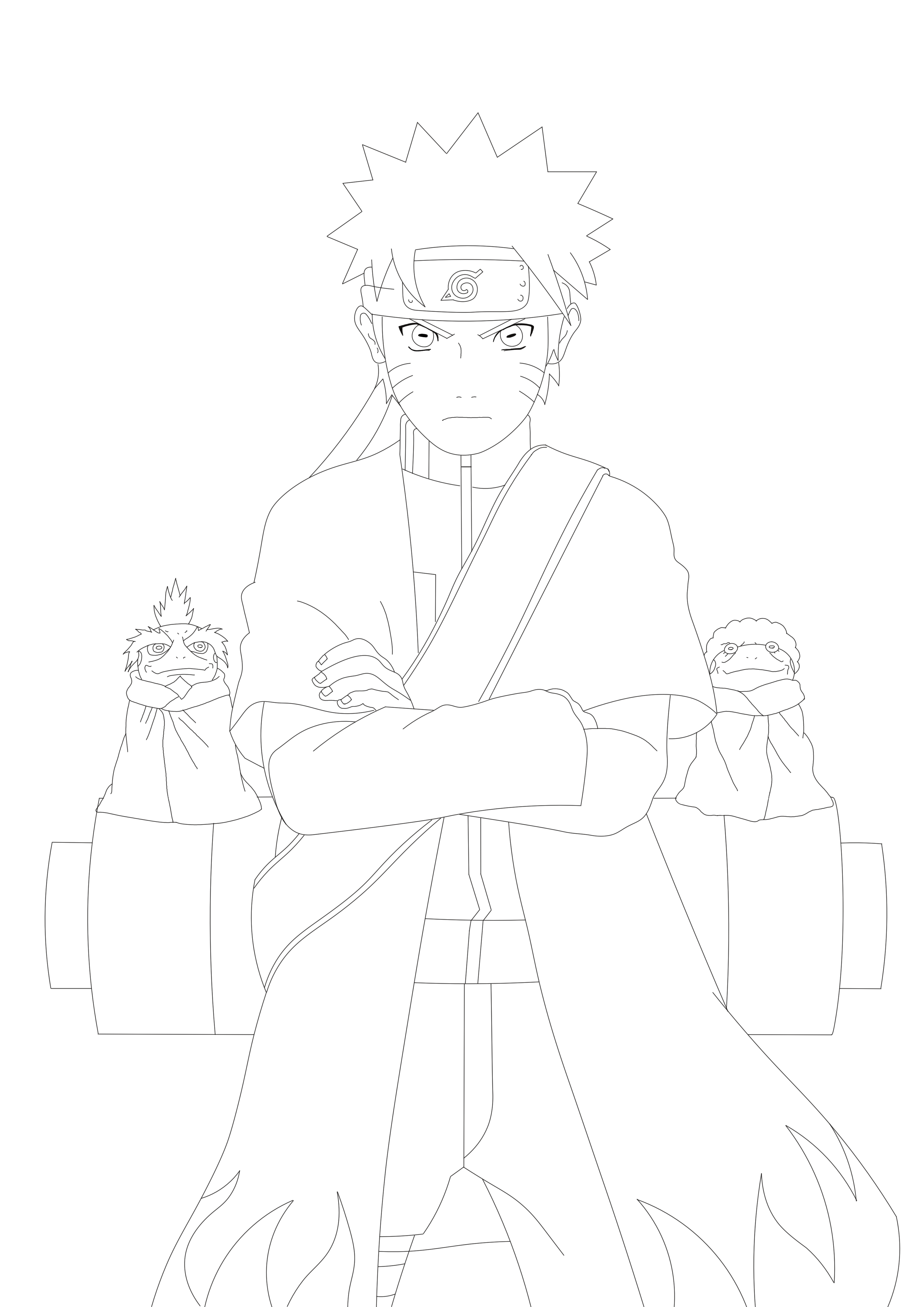 Started on naruto sage mode and decided to add ma and pa toad there too ranimesketch