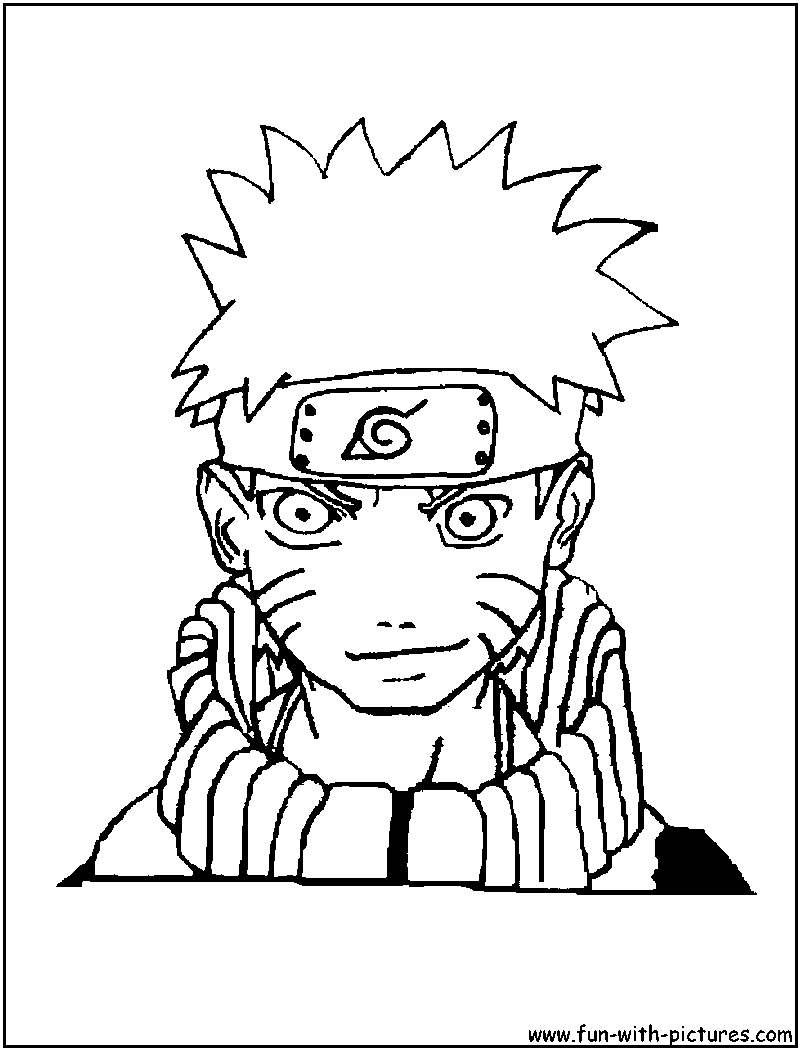 Naruto coloring page
