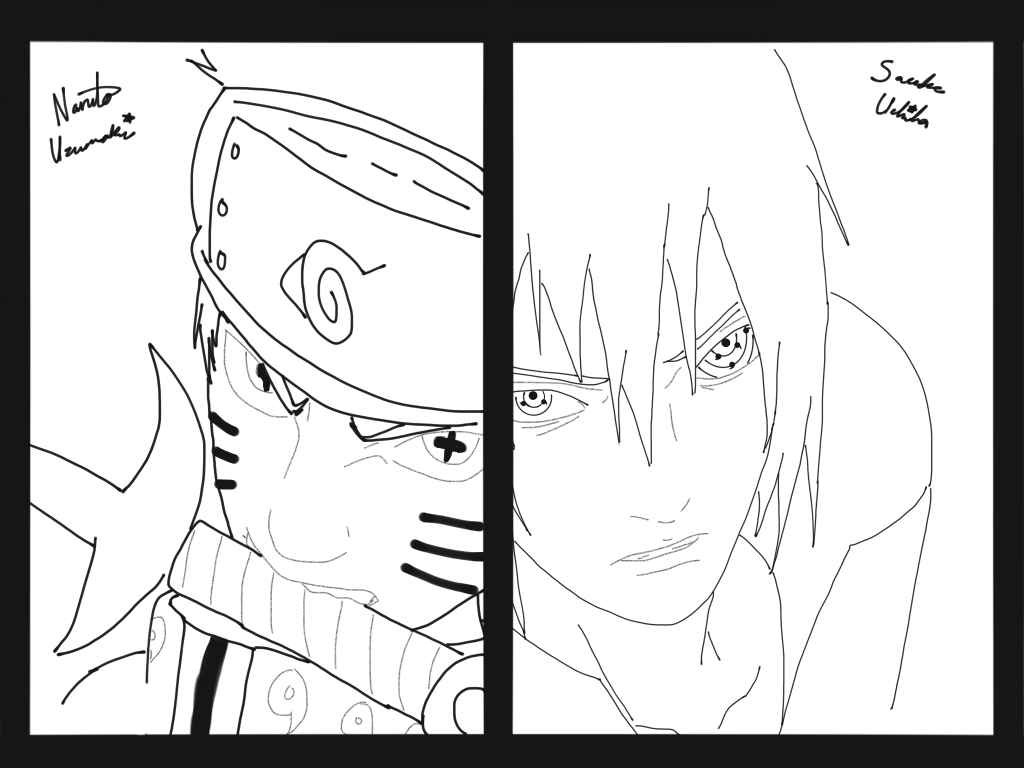 Naruto and sasuke