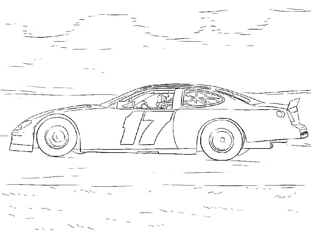 Autosport coloring pages printable for free download