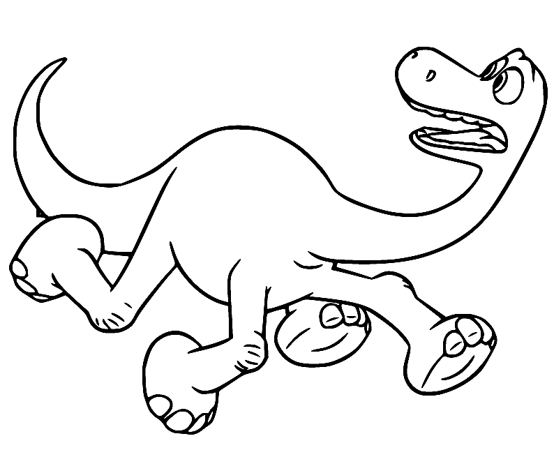 The good dinosaur coloring pages